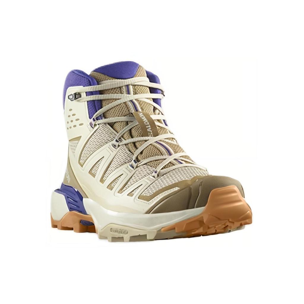 SALOMON X Ultra 360 Comfortable Versatile Slip-Resistant Durable High-Top Outdoor Functional Shoes Men Shoes Brown Gray Blue 473781