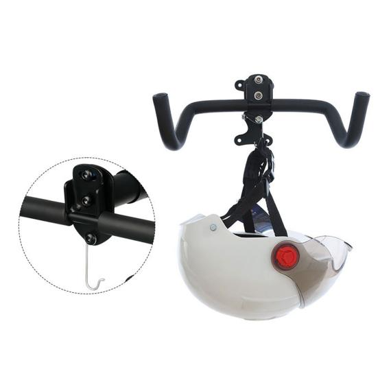 Wall Mount MTB Bicycle Storage Hook Garage Wall Hanger for Helmet Alloy Folding Parking Rack Garage Wall Bicycle Rack Hook for Universal Bike