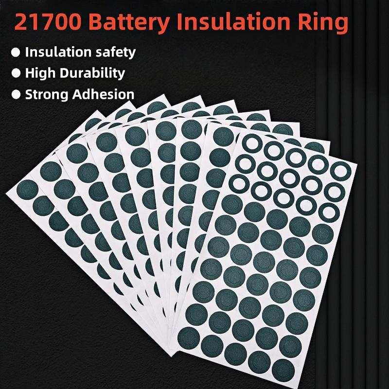 100PCS/500PCS 21700 1S Battery Insulation Ring for 21700 Battery Insulation Cardboard Rubber Pad  for Power bank/Power Tools