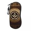 Custom Freemasonry Glasses Case Portable Masonic Mason Freemason Shell Eyeglasses Case Sunglasses Box