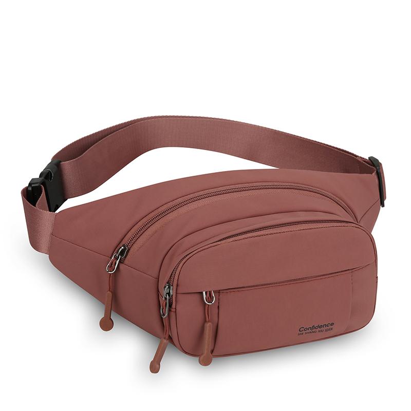 Unisex Adjustable Waist Pack – Spacious Multi-Pocket Bag for Commuter Outdoor Sports & Weekend Trips