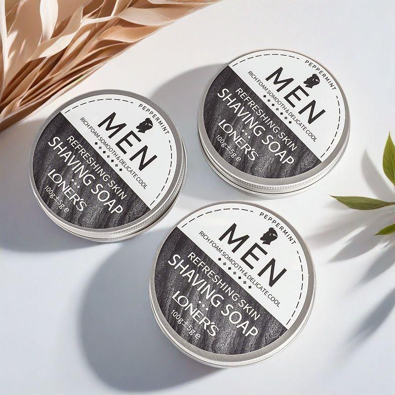 Cross English Men's Handmade Shaving Soap: Deep-Cleansing, Rich Lather, In Stock