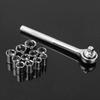 Strong Toughness Socket Wrench Set Wear-resistant Hand Combination Tool Kit  Home