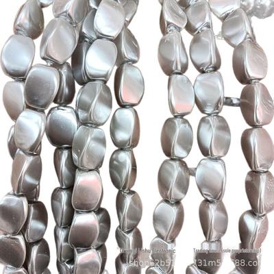 Irregular Shaped Imitation Shell Pearl Spacer Beads 8-12mm for DIY Necklaces & Bracelets
