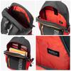 Sac à dos Collaboration Evangelion Moustache, Sac à dos de jour, Format A4, Capacité 30L, Polyester, MEV-4008 (rouge)