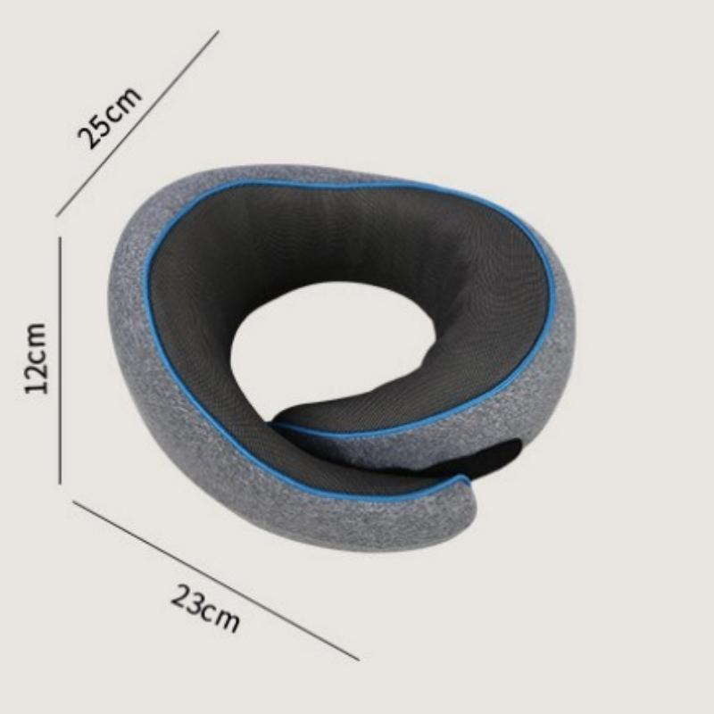 Memory Foam Travel Pillow U-Shaped Neck Support Ergonomic Breathable Lightweight for Airplane Car Office Home Men Women