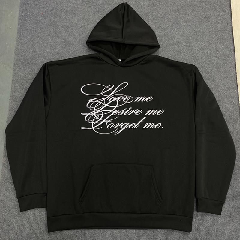 European and American Y2K Street Trend Retro Printed Long Sleeve Hoodie