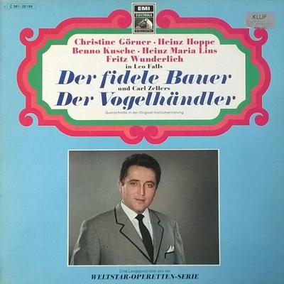 LP Record LEO FALL, CARL ZELLER - Der Fidele Bauer / Der Vogelhändler 1C06128189 EMI ELECTROLA Germany Classical Used
