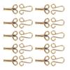 10 Pcs Fur Coat Hook Fasteners Sew for Over Coat Underwear
