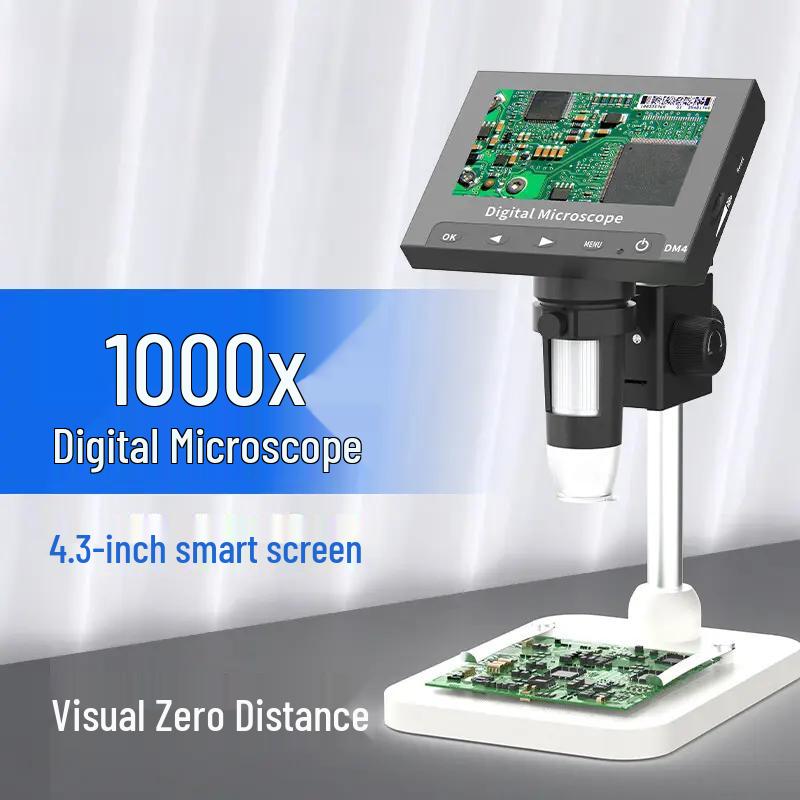 Junrong HD Digital Microscope (1000x, with Screen)