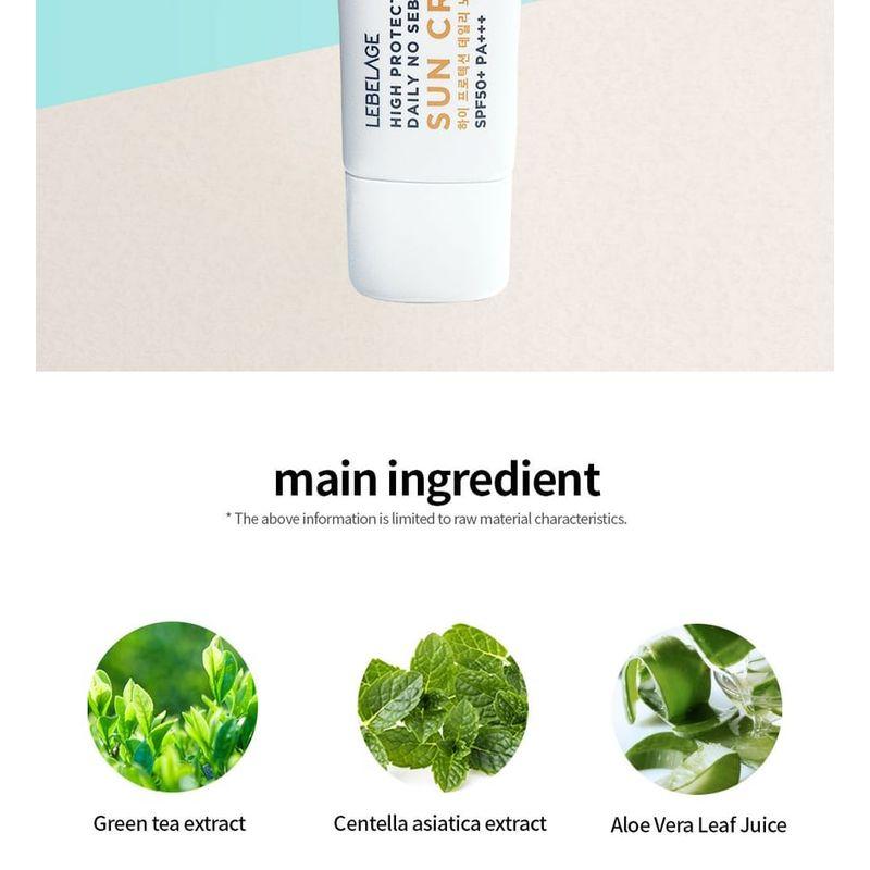 LEBELAGE - Sonnencreme mit hohem Schutz - 3 Arten
