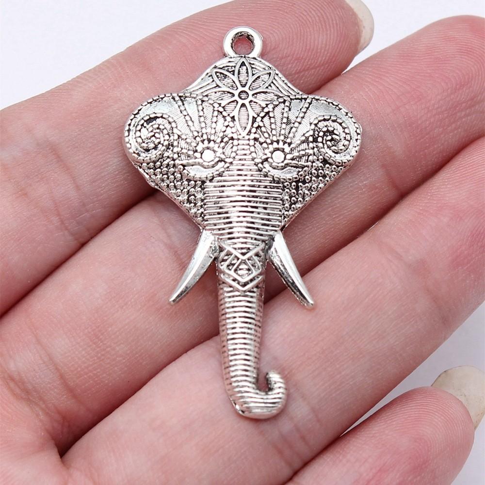 Charms Small Elephant Pendants Kids' Jewelry Materials QC115
