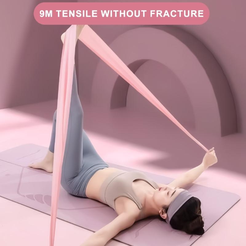 High Elasticity Yoga Strap Pilates Stretch Band Flexibility Pilates Training Band Yoga Stretch Band Yoga Resistance Band