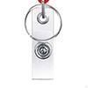 Fashion Keychain Retractor Men Business Durable Chain Holder Ring Fob
