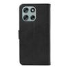 For Motorola Moto G56 5G Leather Wallet Case with Strap Solid Color Phone Stand Cover