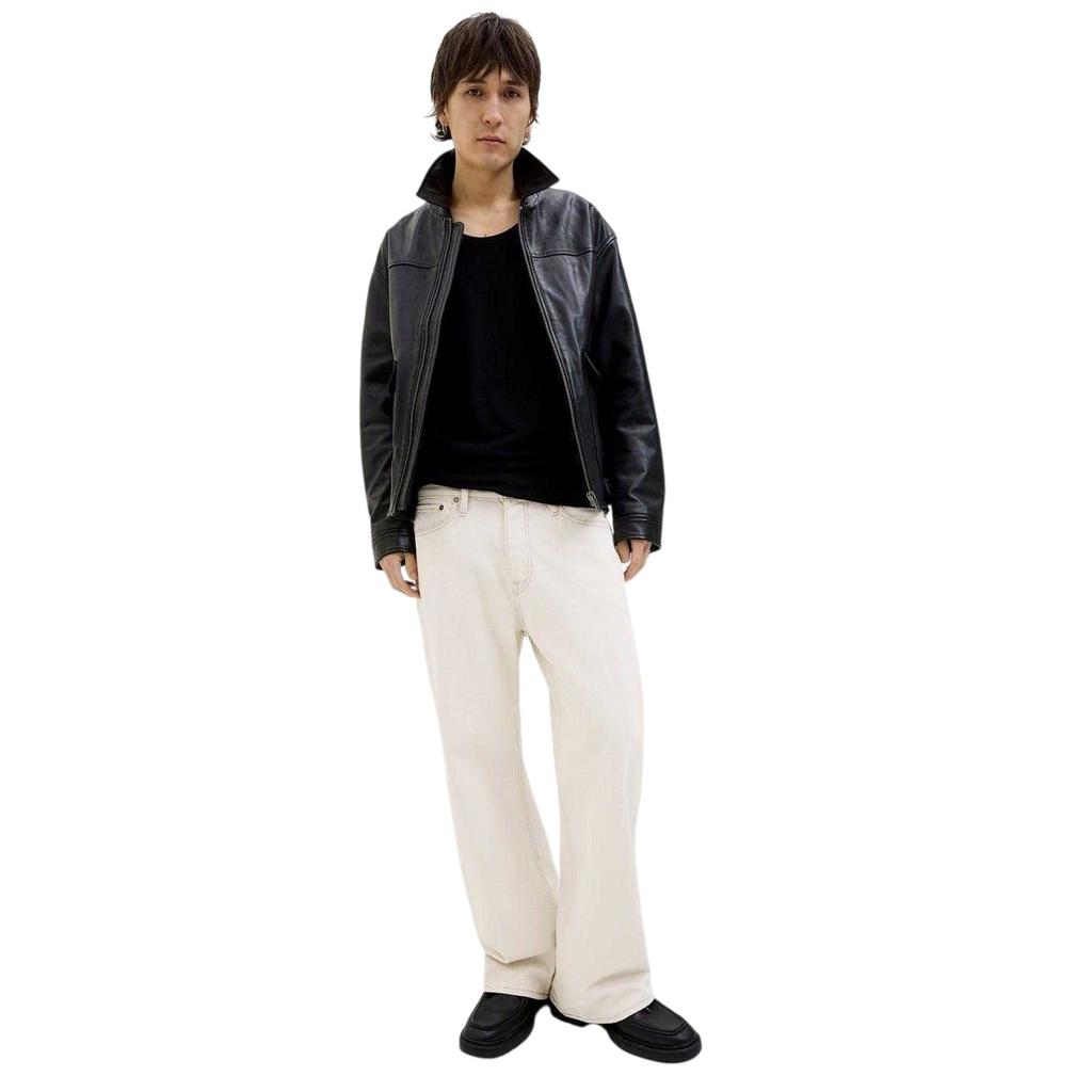 Jack And Jones Mens Cooper Relaxed Wide Leg Jeans