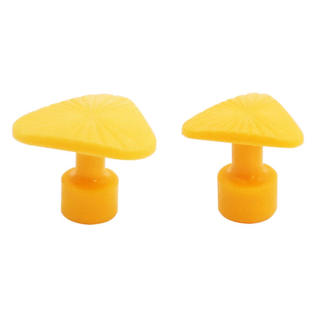

Seamless Car Dent Repair Pull Tabs for Body and Metal Restoration Yellow Triangle Tab Large