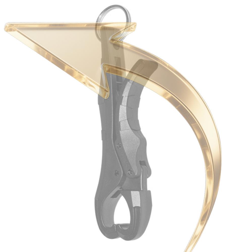 Fishing Pliers Nylon Fish Lip Holder Non-Slip Fish Control Pliers Anti-Corrosion Glass Fiber Fish Gripper Fishing Supplies China Mainland