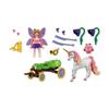 PLAYMOBIL 72216 Calèche des licornes, Fantasy &amp; Magic, 48 pièces, dès 4 ans