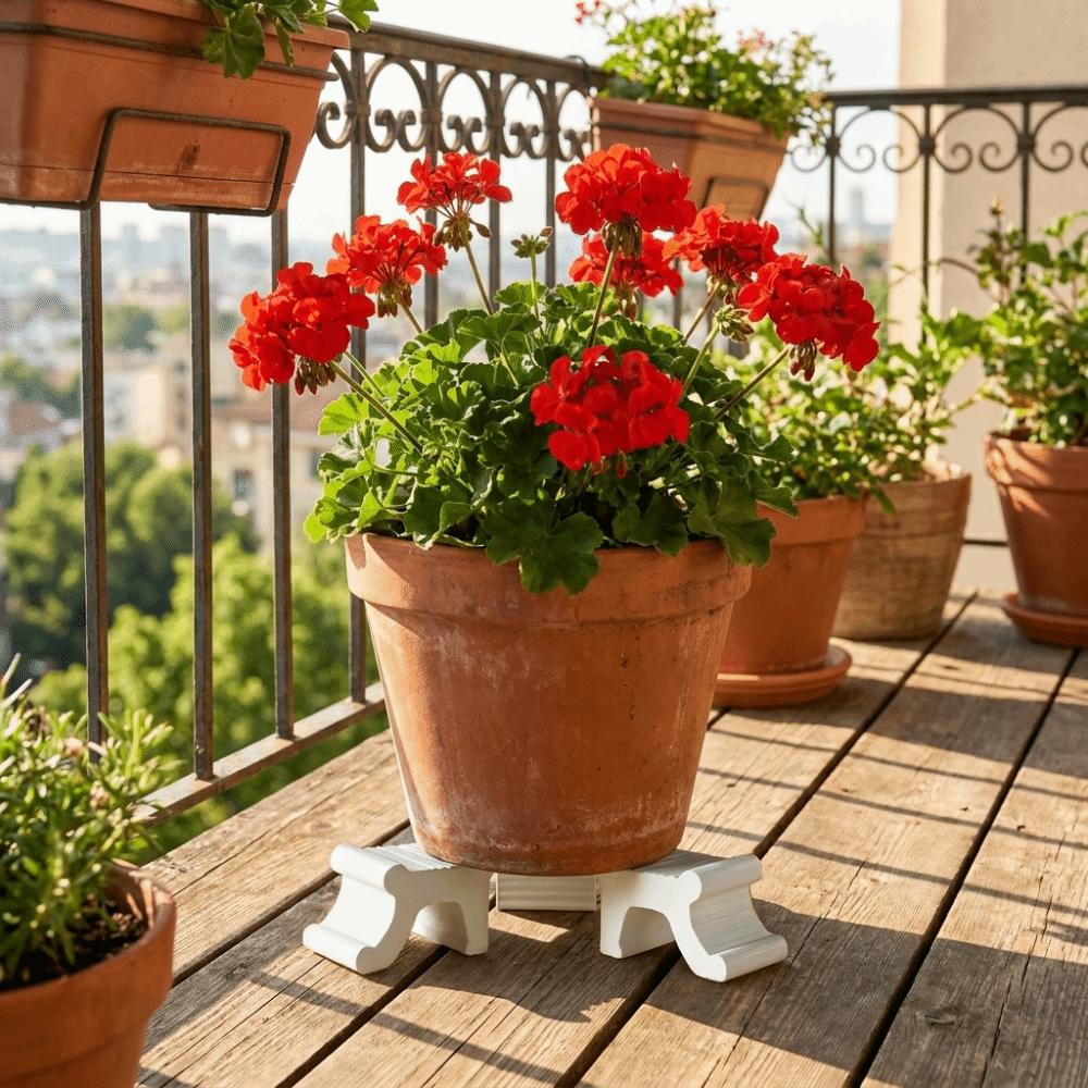 3PCS Decorative Pot Feet 3D Printed Plant Pot Supports Flower Pot Stands  Indoor Potted Plants