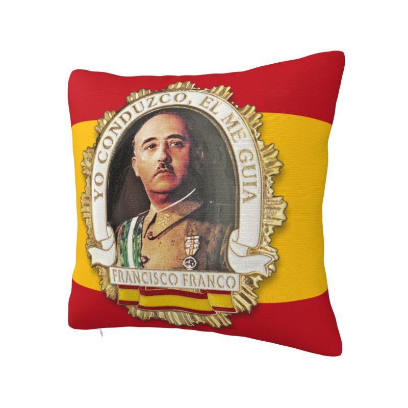 Custom Modern Francisco Franco Cushion Cover Velvet Spain Leader Throw Pillow Case Home Decorative