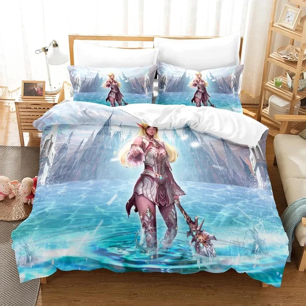

3D Lineage The Chaotic Throne Printed Bed Set Duvet Cover Pillowcase Bedding Set Linen Sheet Quilt Cover Full Queen King Size 70x133cm 2pcs