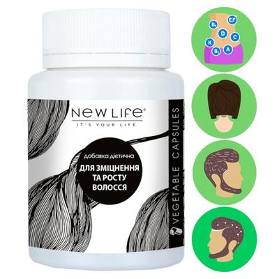 Vitamine per il rafforzamento e la crescita dei capelli Integratore alimentare New Life Capsule