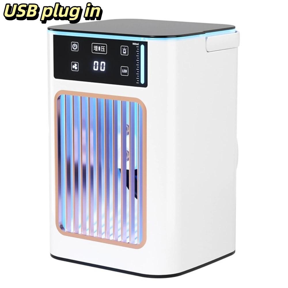 Fine Mist Multifunctional Desktop Cooling Fan Compact Design Humidifier Fan  Indoor Spaces