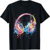 Headphones Music DJ Splash House Music EDM Beatmaker Techno T-Shirt