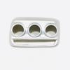 For Chevrolet Tracker Trax    Carbon Fiber Center Air Conditioning Switch Cover Trim Strips Car Styling Accessories