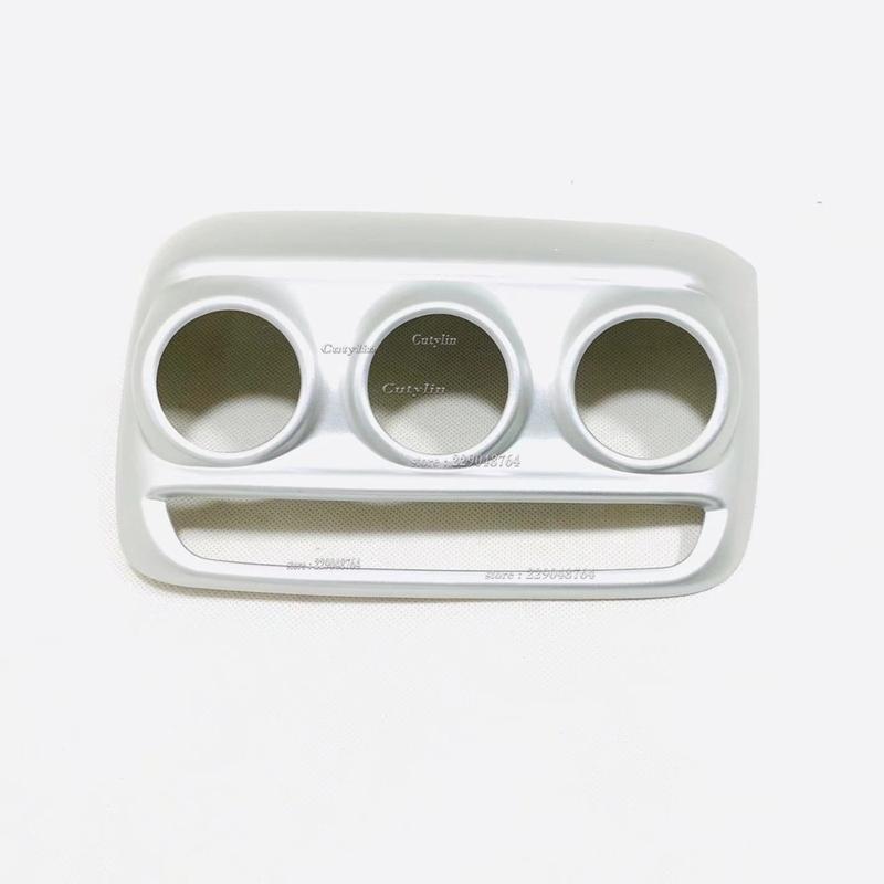 For Chevrolet Tracker Trax    Carbon Fiber Center Air Conditioning Switch Cover Trim Strips Car Styling Accessories