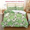 Frog Soft Comfortable Quilt Cute Animal Three-Piece Full Size Children Male Female Adult
