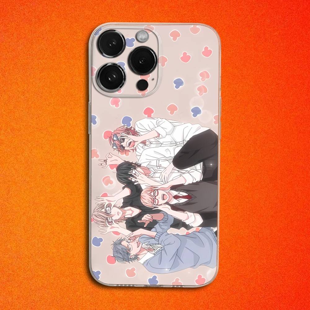 Y-Yarichin C-Comics Club For iPhone 17,16,15,14,13,12,11,Pro,Max,Plus,E,SE4,Air,Mini Transparent Phone Case Cover