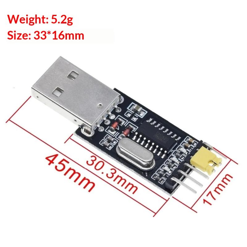Usb To Ttl Uart Module Ch340G Ch340 Usb To Ttl Stc Microcontroller Download Cable Brush Board Usb To Serial 3.3V 5V Switch