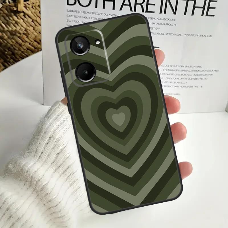 Colorful Heart Circle Love For Realme 15 10 11 12 13 14 Pro Plus C65 C67 C63 C61 C55 C51 C53 C35 C75 GT6 GT7 Pro Case