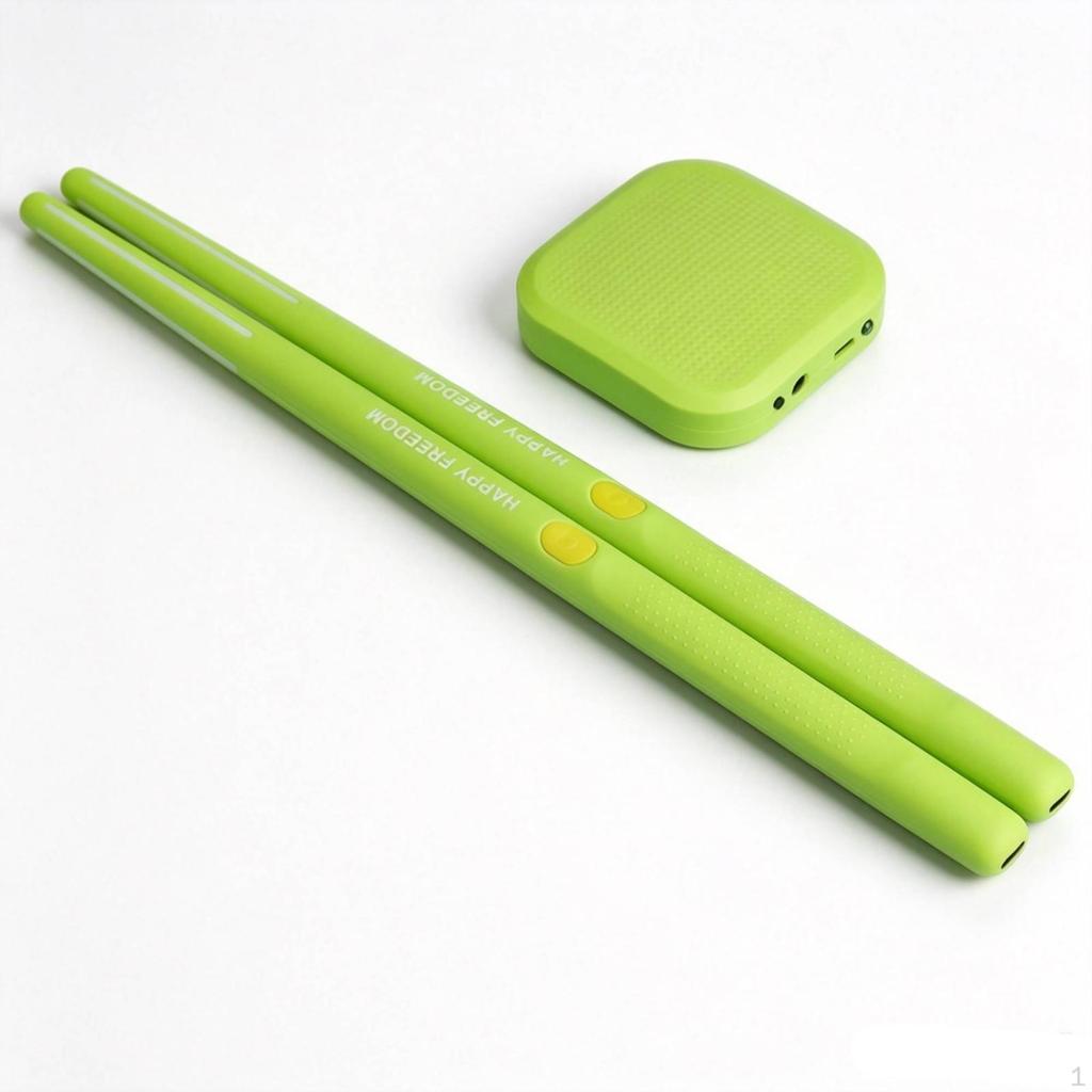 Simuliertes Luftschlagzeug-Set Tragbares Kit Elektronische Drumsticks mit Lautsprecher für