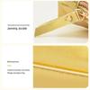 Gold Textured Portable Travel Cosmetic & Wash Bag Set (3-Pack)