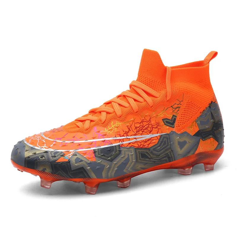 Fashion Men Football Boots Futsal Professional Original Society Football Boot TF/FG Artificial Grass Soccer Shoes for Men and Women