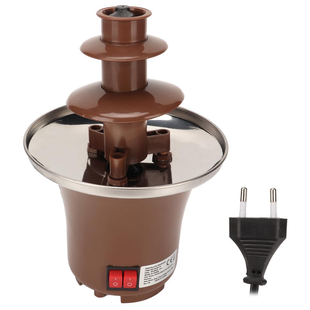 Chocolate Fountain 45 Celsius  Heating 35W Portable Mini Chocolate Fondue Fountain for Home Gifts