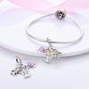 Charms Copper Wishing Pot Candlestick Alarm Clock Pendants Fit Plata Original Bracelet Beads Women Jewellery Making Diy