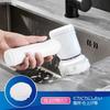 Electric Handheld Electric Polisher for and Glass Cordless Mini Brush for Burnt and Home Quiet Brush, Bathrooms, Sinks, Kitchen, Stovetops, Bathtubs,