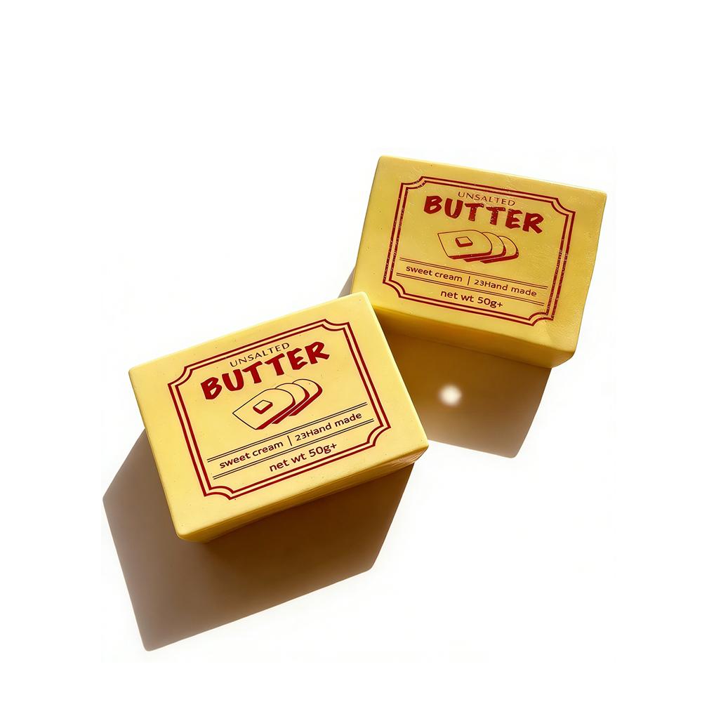 New Butter Block Squeeze Squishy Toy Soft Slow Rising Stress Relief Sensory Fidget For Anxiety Adhd Autism Gift For Kids