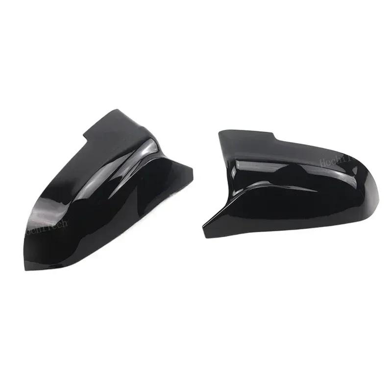 M5 style Carbon Fiber Style Black Side Mirror cover Caps for BMW 5 6 7 Series F10 F11 F18 F07 F12 F13 F06 F01 F02 LCI