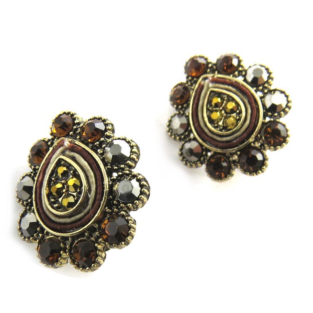 Les Trésors De Lily [M8239] - Brown 'Sissi' Creator Clips