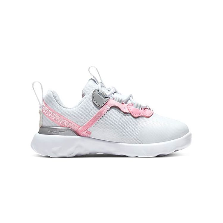 Nike React Element 55 Low Top Running Shoes Baby Sneaker Gray Pink CK4083-102