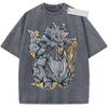 Sihorn, Sidon Unisex Wash T-Shirt, Pokemon Tshirt, Adult Youth Shirt, Manga Tee Wash Shirt, Y2K Shirt