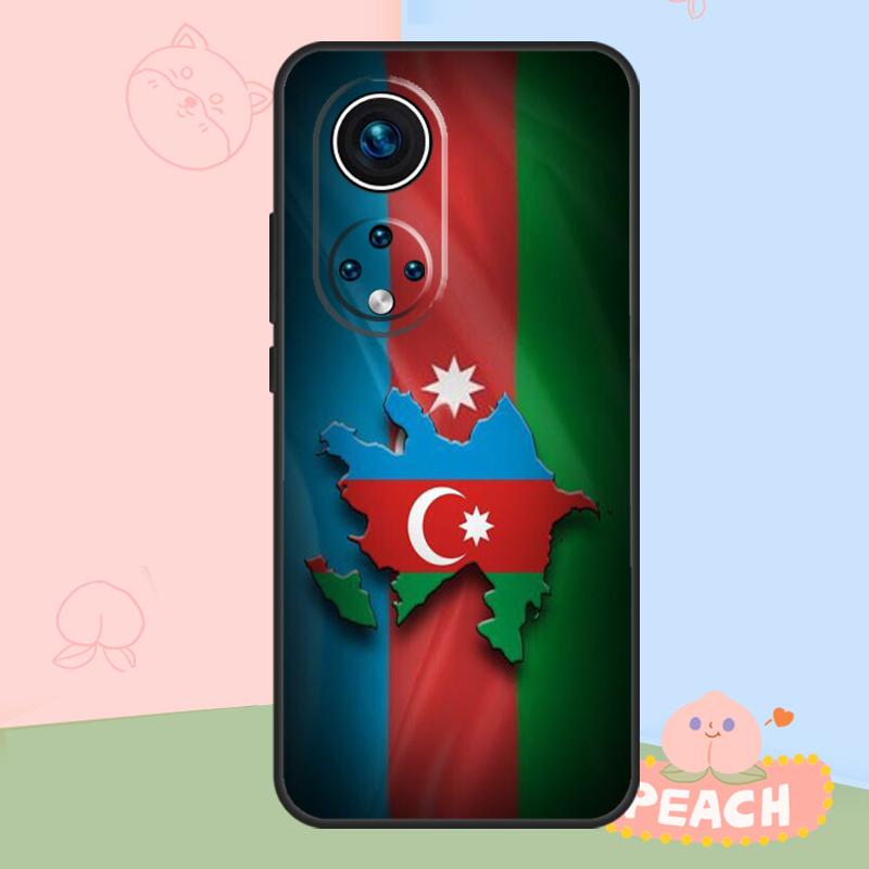 Azerbaijan Flag Case For Honor Magic 5 6 7 8 Lite Honor 400 Pro 200 50 70 90 X8c X9a X9b X9c X9d Win RT Cover