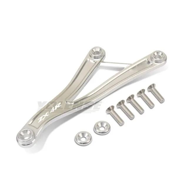Motorcycle Foot Peg Exhaust Hanger Bracket Rear Footrest Blanking Plate Fit For ZX-4R ZX-4RR ZX4R ZX4RR ZX-25R ZX25R