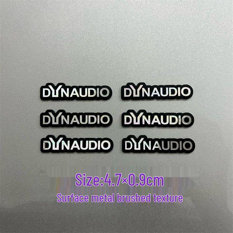 Dekorative Metallaufkleber für Auto-Audio-Lautsprecher von Bose, Harman Kardon, JBL.