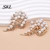 Long-lasting Brooch Pin, 3D Swan Design with Imitation Pearls, Anti-oxidation Anti-Oxidation Electroplated Finish Versatile Accessory for Coats Shirts